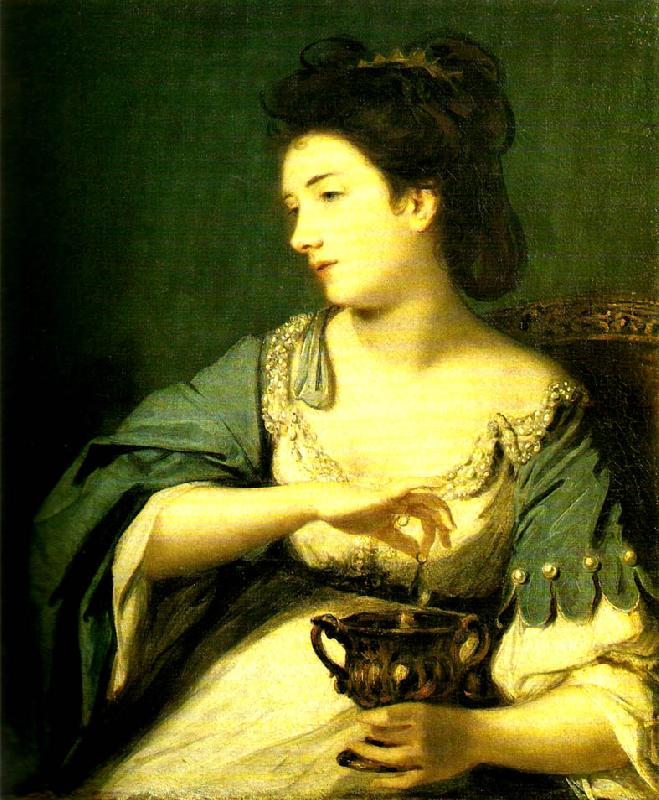 Sir Joshua Reynolds miss kitty fisher in the character of cleopatra Germany oil painting art